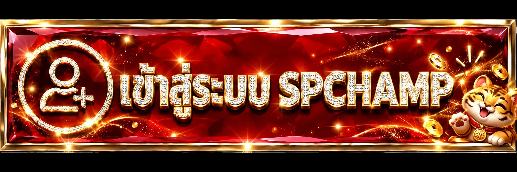 ปุ่มเข้าสู่ระบบ SPCHAMP สำหรับสมาชิกบนอุปกรณ์มือถือ
